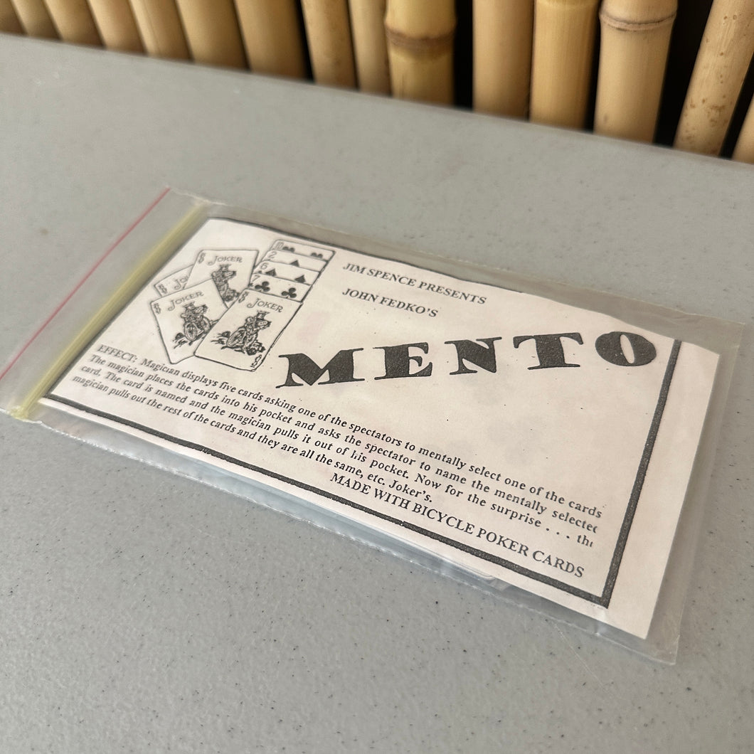 Jim Spence presents John Fedko's mento #30