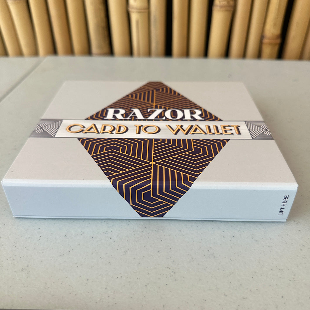 Razor Card To Wallet by Penguin Magic