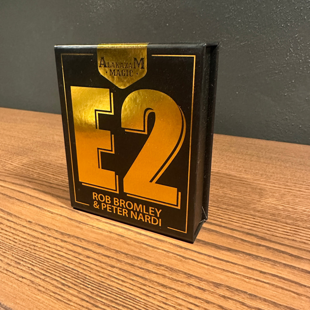 E2 by Rob Bromley & Peter Nardi Alakazam Magic (#6 Bin1) Red Bicycle Card case