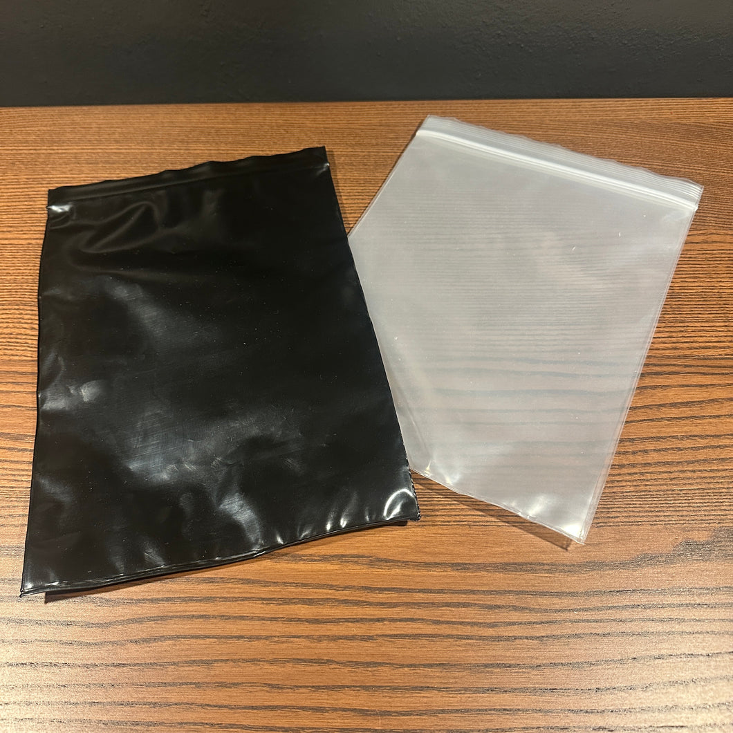 2 way black ziplock force bag & 3 way clear ziplock force bag by Mentalism Tools (Eric Samuels)